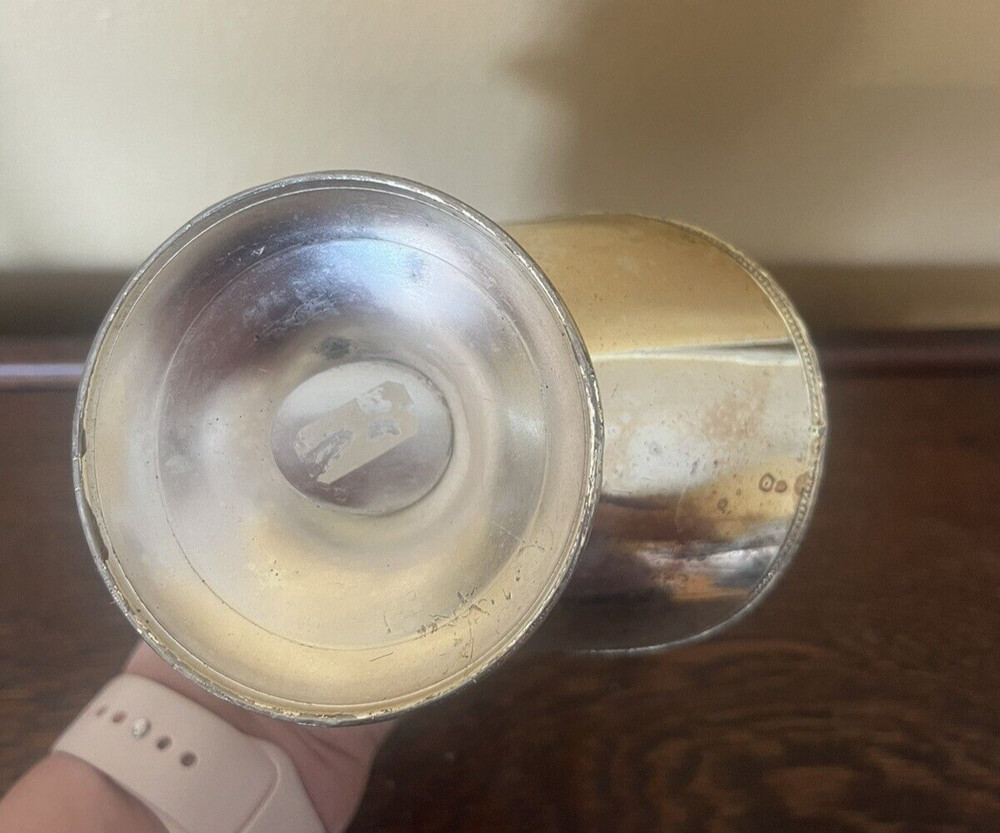Vintage Silver Plated Sugar Scuttle Holiday Decor