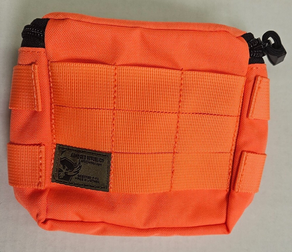 AR500 Orange Shot Shell Pouch with MOLLE