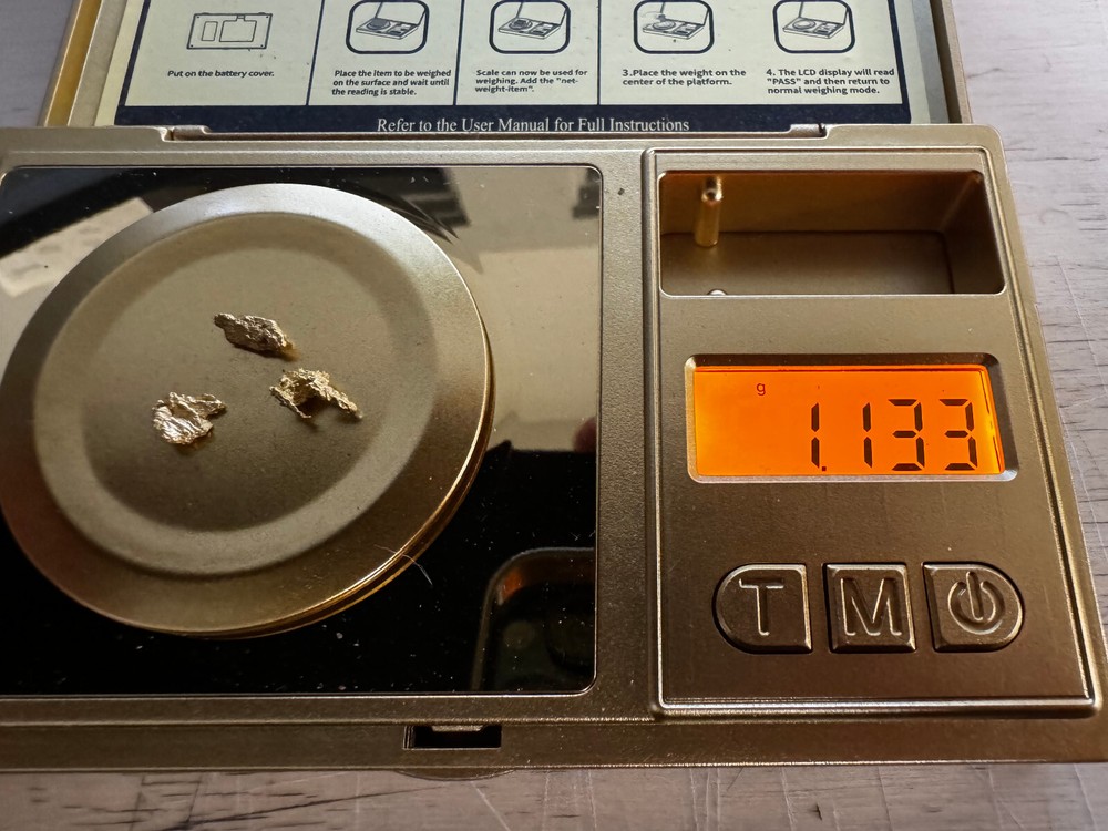 1.133 Gram Gold Nuggets