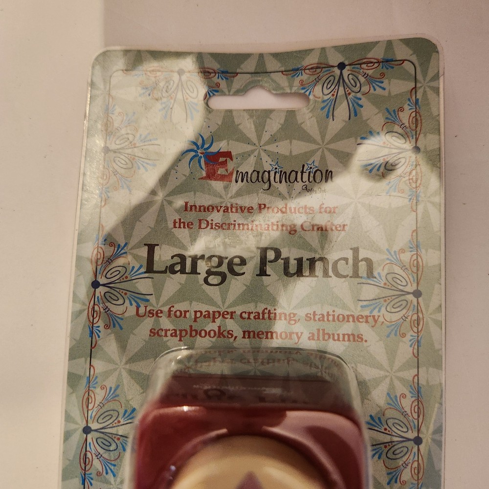 Leaf Large Hole Punch Emagination paper Scrapbook