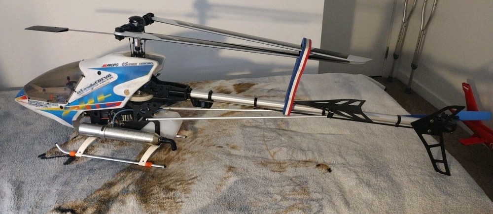 Hirobo SST-Eagle Freya X Spec 90 W Electronics & OS 70 Engine, Blades Included.