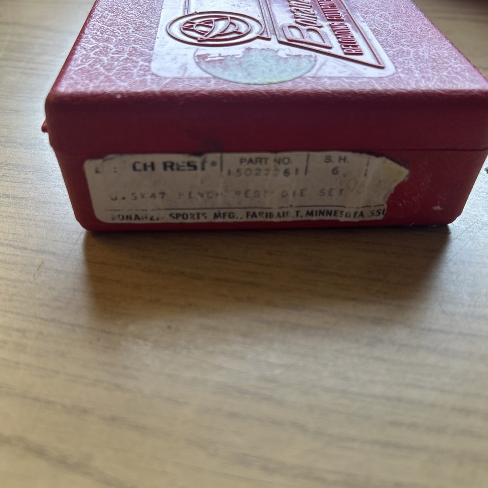 BONANZA 6.5 X 47 WIN. BENCH REST RELOADING DIE SET