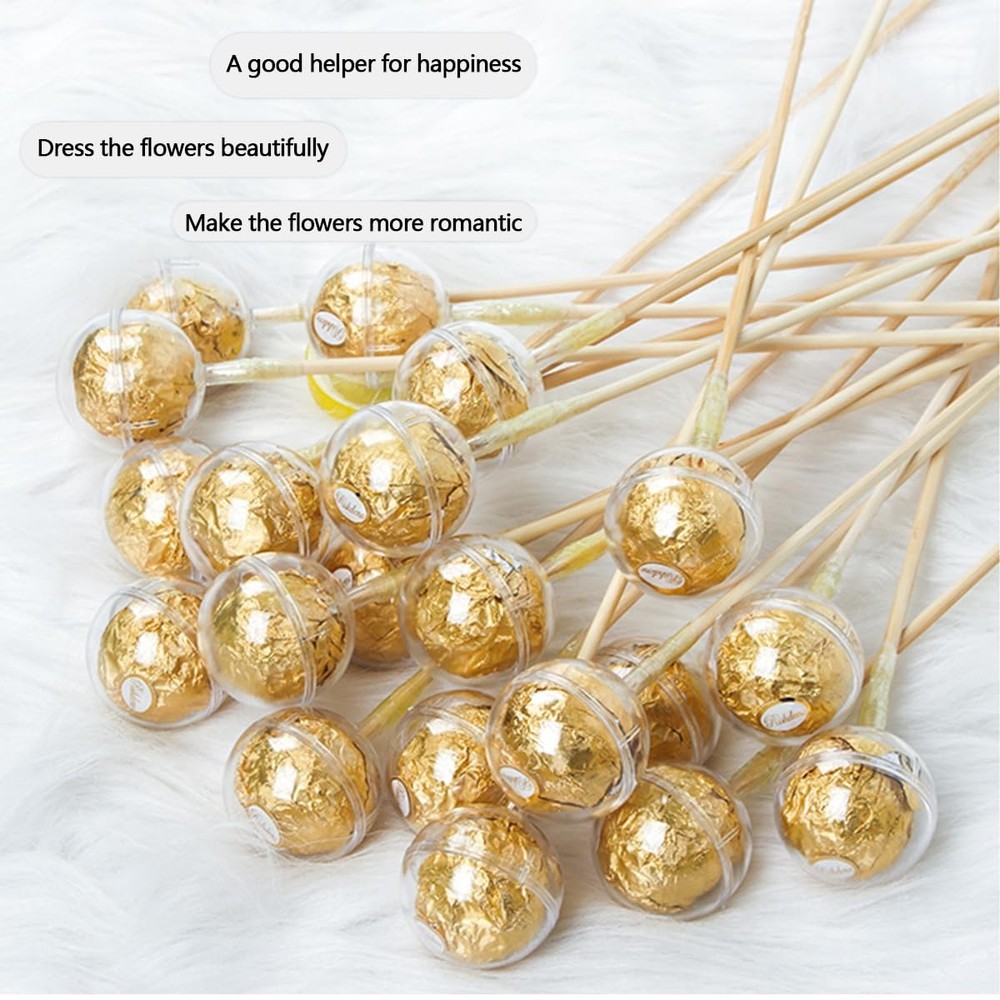 DOERDO 100pcs Clear Chocolate Box Holder Plastic Chocolate Candy Cups Mini Cu...