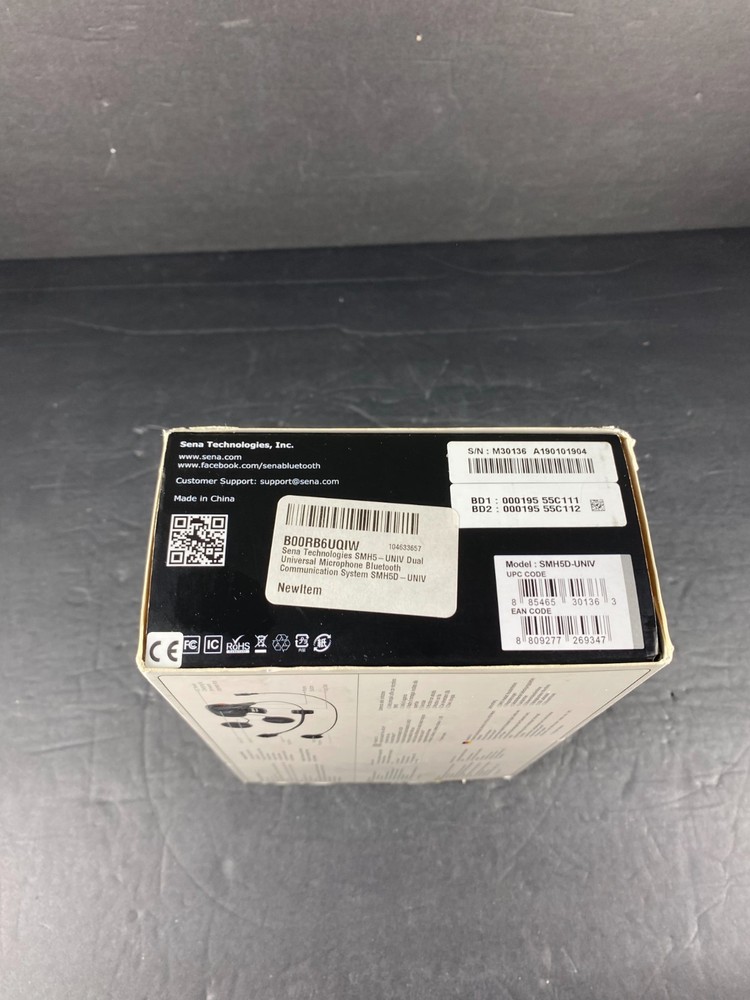 Sena SMH5 Bluetooth Motorcycle Scooter Communication System