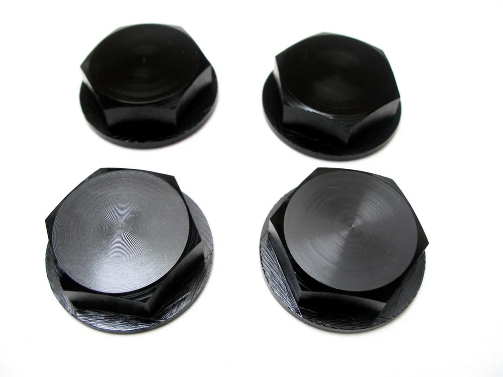 Wheel Nuts Enclosed - Black