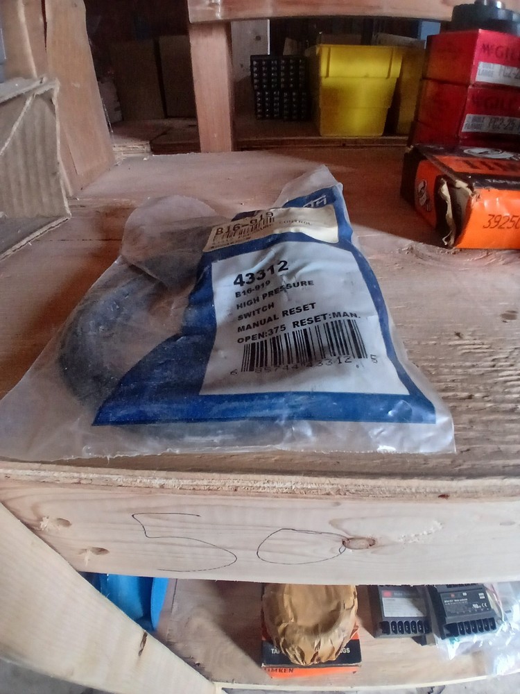 New MARS 43312 , B16-919 High Pressure Switch