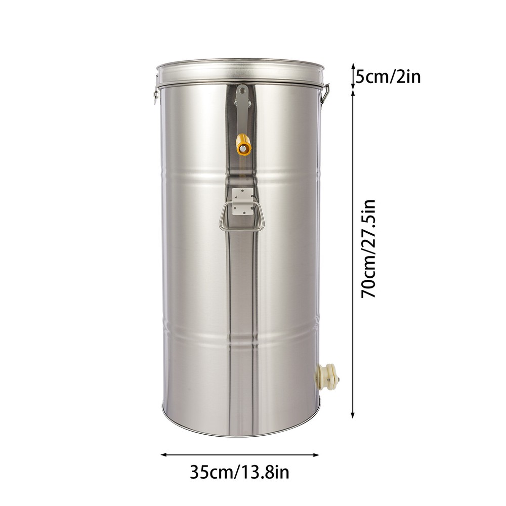 Stainless Steel 2 Frame Manual Honey Extractor for Beekeeping