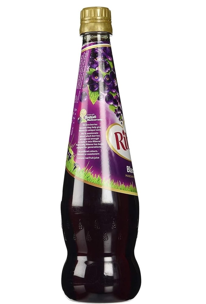 Blackcurrant Nectar, 4 Bottles, 33.8 oz Each