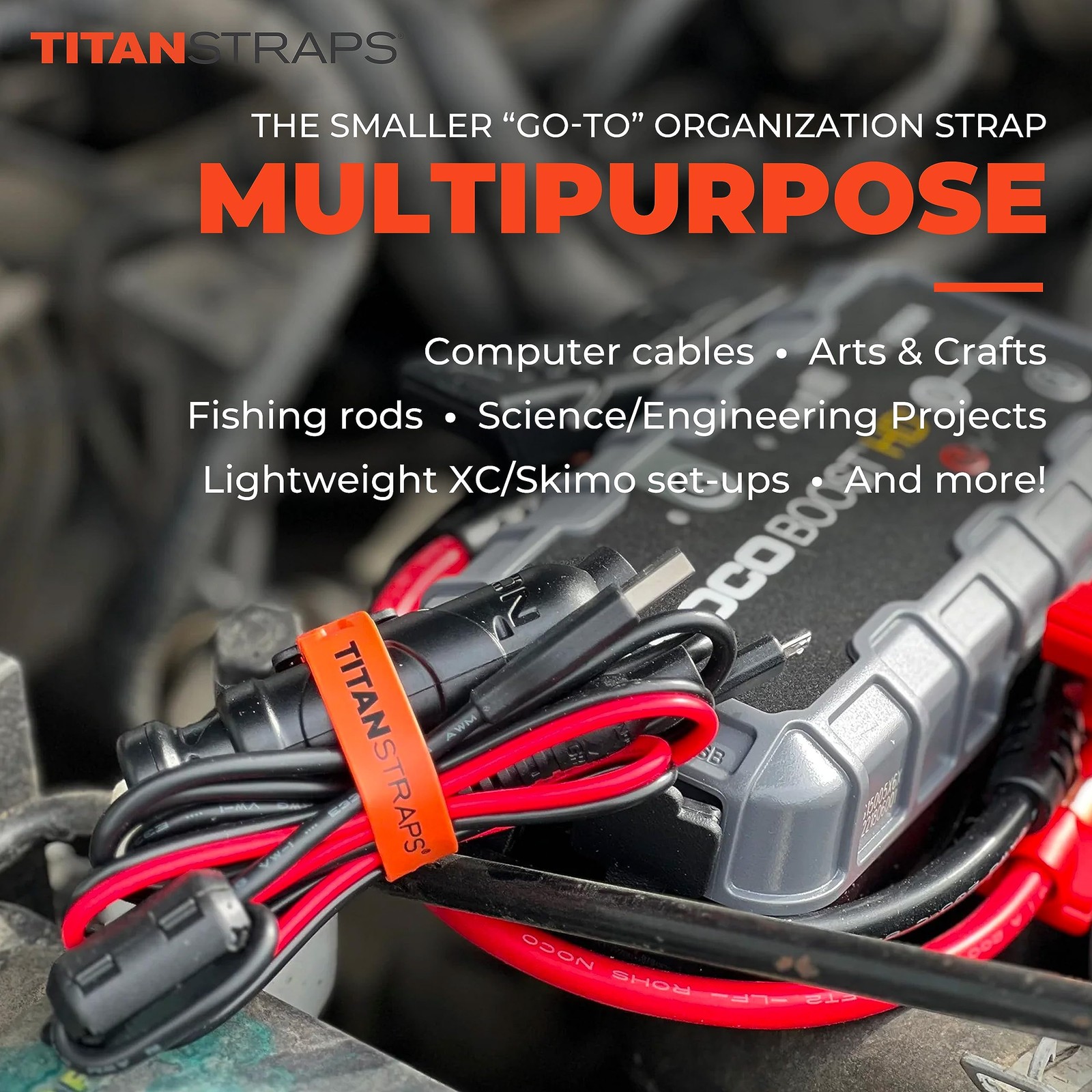 Titan Utility Straps â€“ Mini Straps Set to Organize Computer Cables, Arts & ...