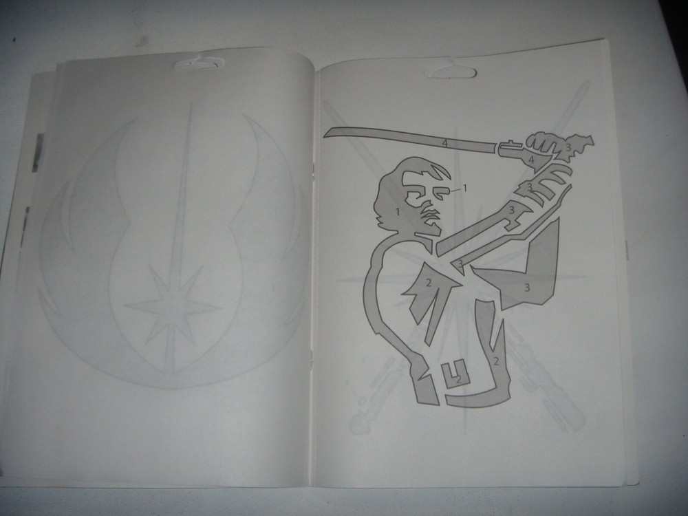 Star Wars Clone Wars Pumpkin Carving Kit. 7 Patterns.