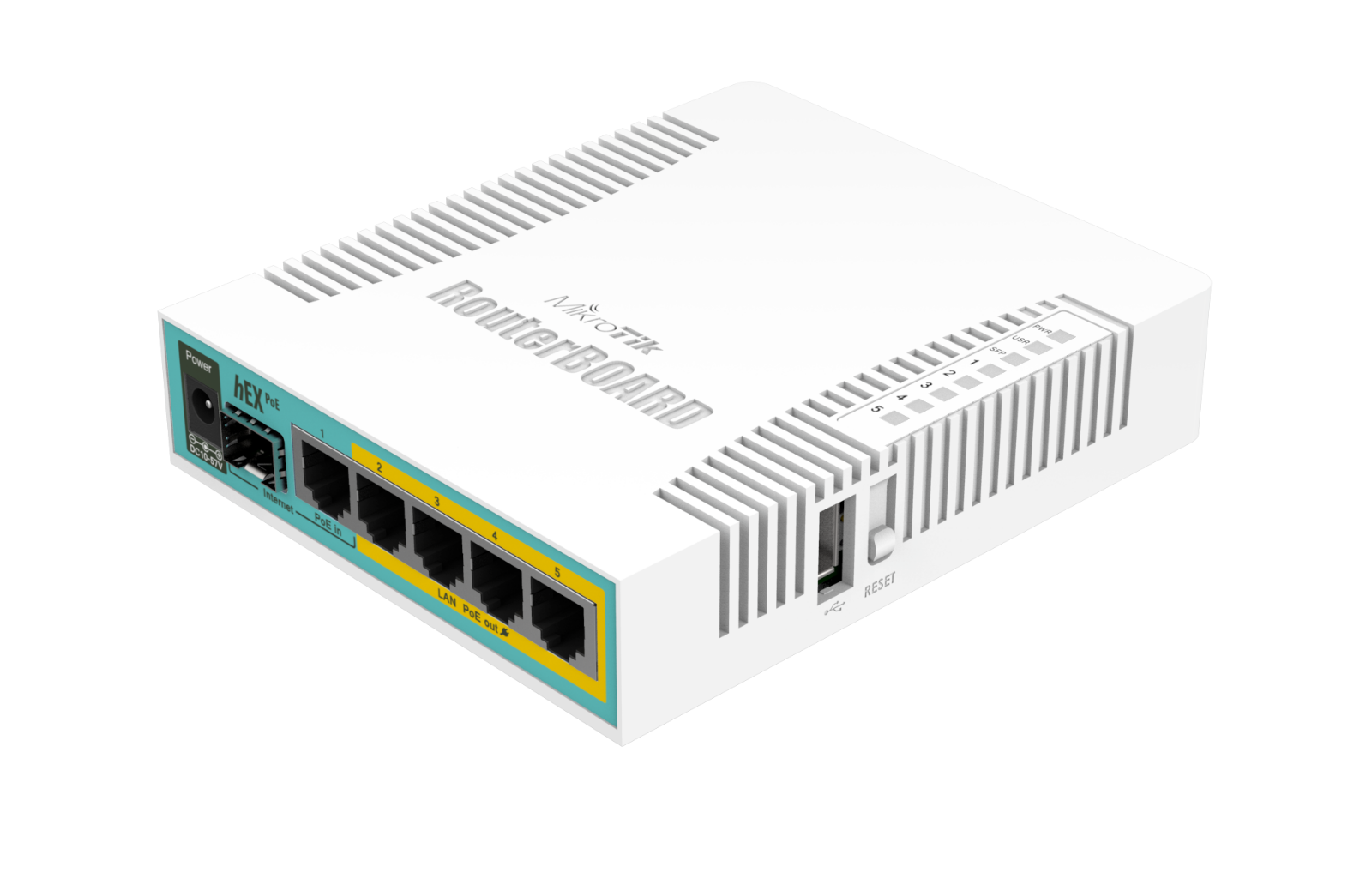 Mikrotik hEX PoE Router 5x Gigabit Ethernet with PoE output for four ports