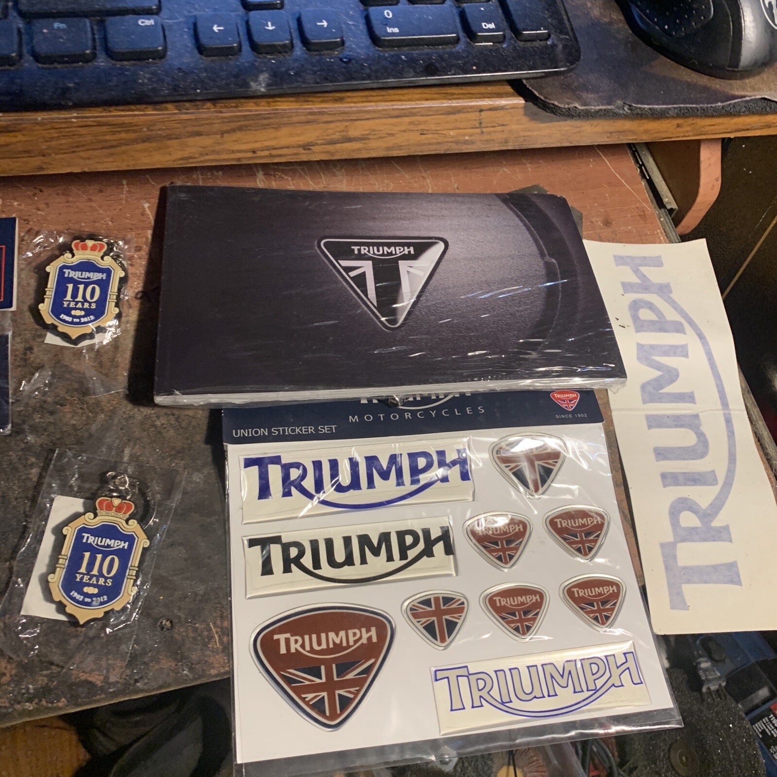 Triumph motorcycles 110 YEAR ANNIVERSARY OWNERS ACCESSORY KIT