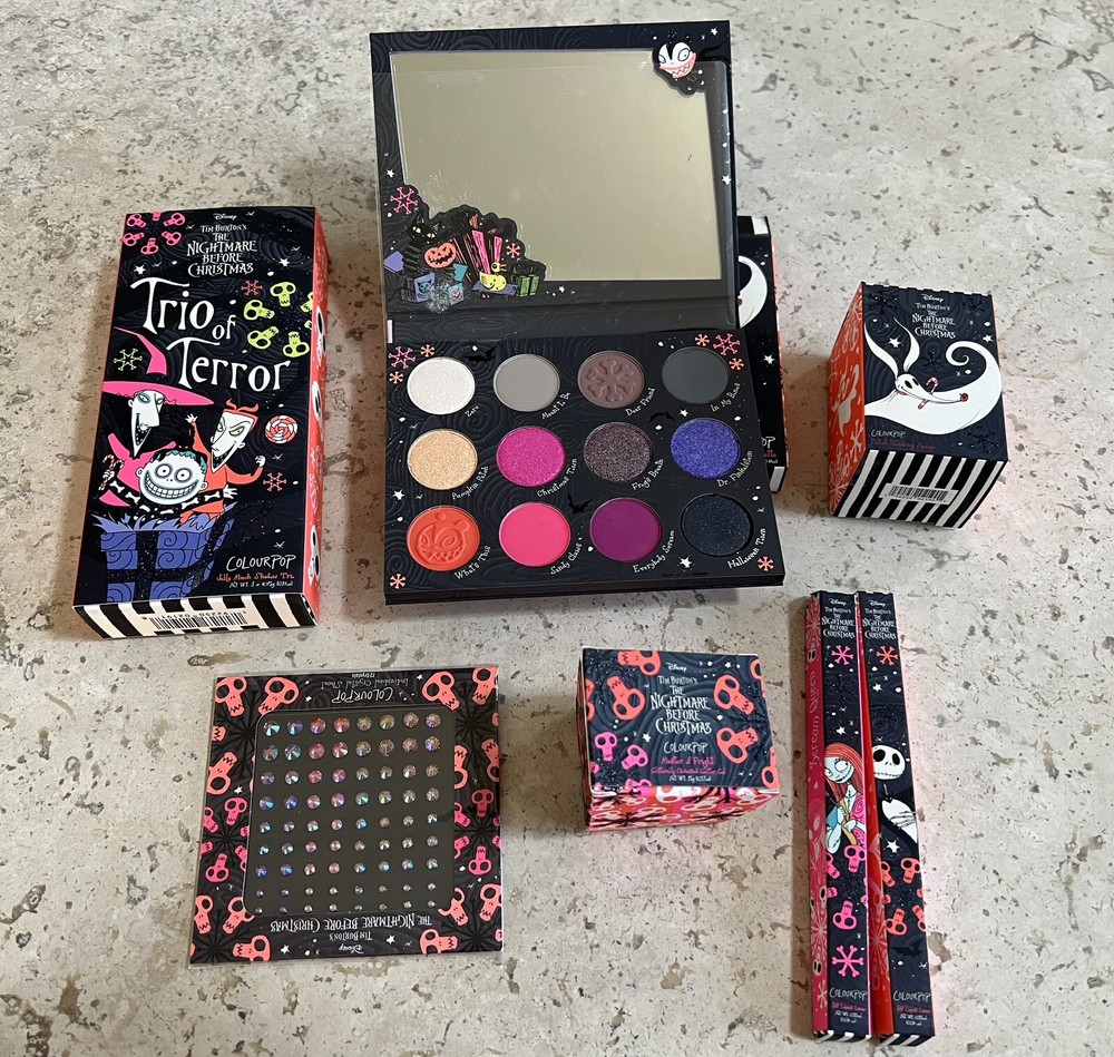 Colourpop Makeup Nightmare Before Christmas Collection BNIB