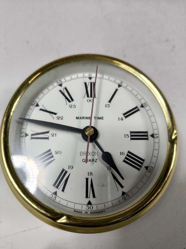 Brixon Marine Time Quartz Clock - Used, Working