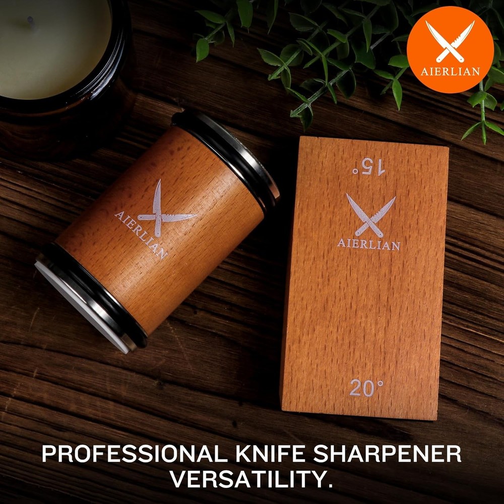 Knife Sharpener Tool,Rolling Knife Sharpener Kit, Knife Sharpening with Diamonds