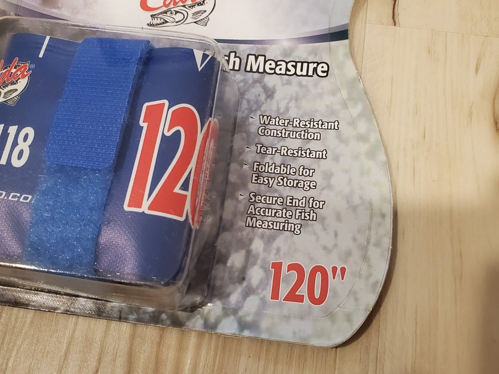 New Cuda - 120" Fish Tape Measure w/ Hook and Loop Storage Strap