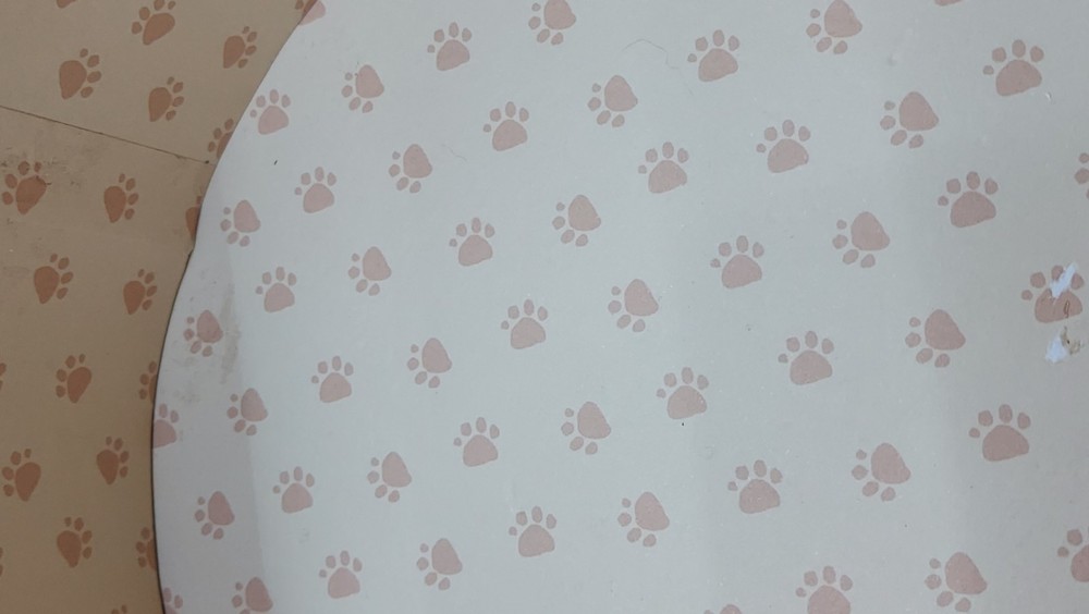 Stacking Storage Containers For Sewing Stuff Cat Print On Them. Good Condition