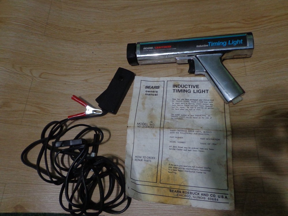 Sears Model 161.213400 Inductive Timing Light