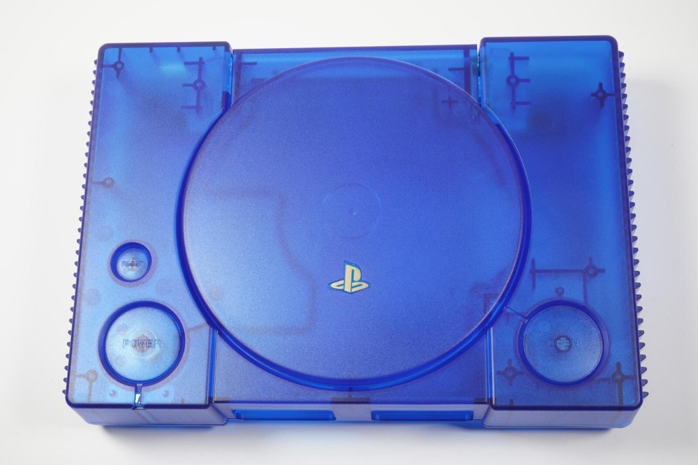 Playstation Emblem reproduction for PS1 Shell (Emblem Only) Blue