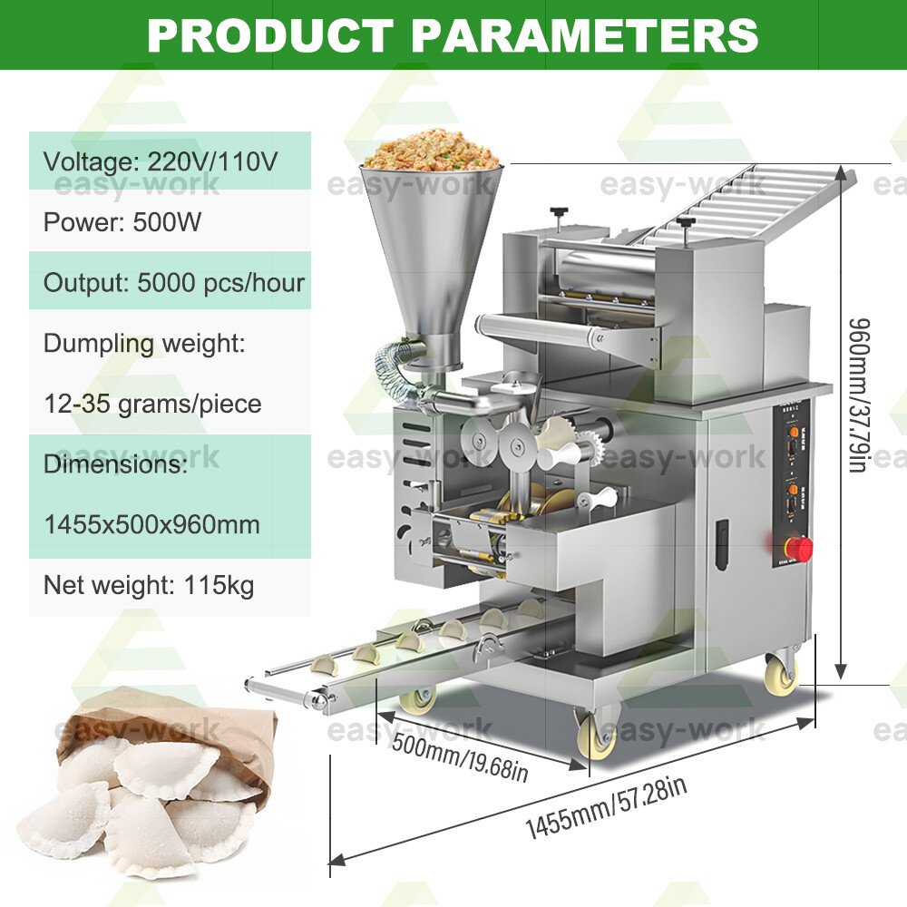 Commercial Automatic Handmade Dumpling Gyoz Samosa Maker Pastry Making Machine