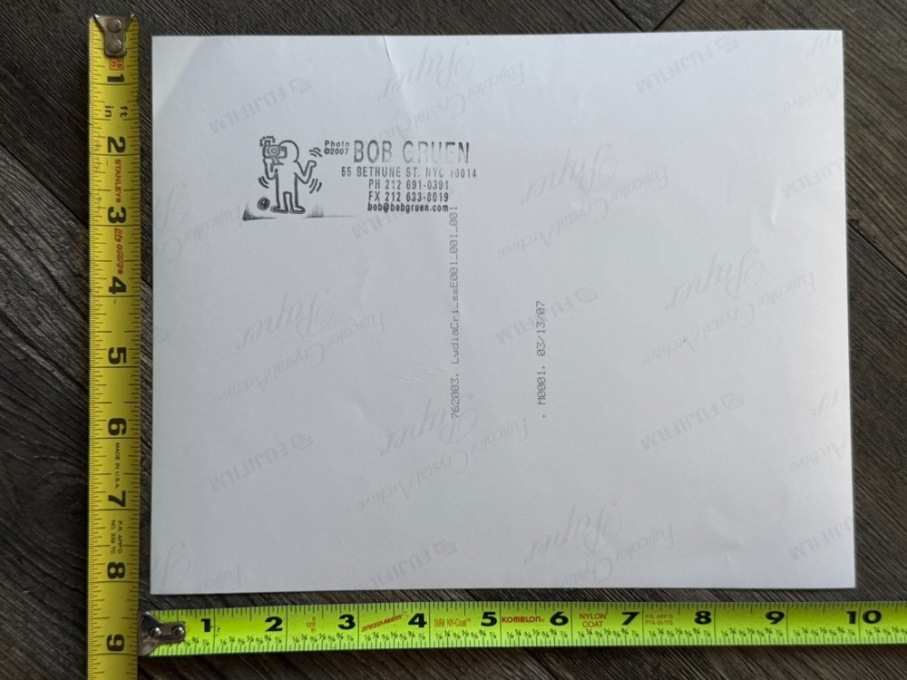 KISS Photo 8x10 LYDIA CRISS Signed Autograph Japan Tour 1977 Vintage Kiss Aucoin