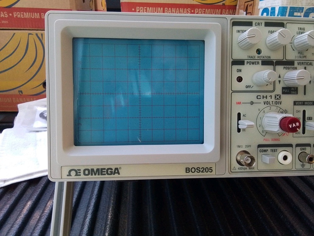 Omega BOS205 Analog Oscilloscope 2 Channel