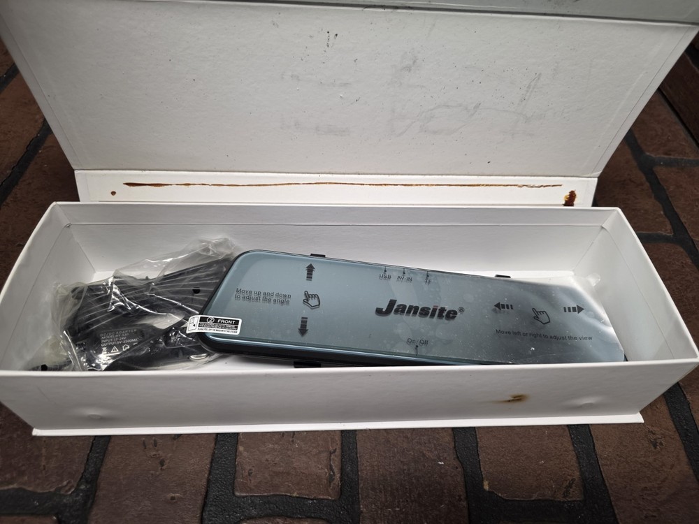 Jansite Stream Media Front View Touch Screen Mirror Dash Cam Only