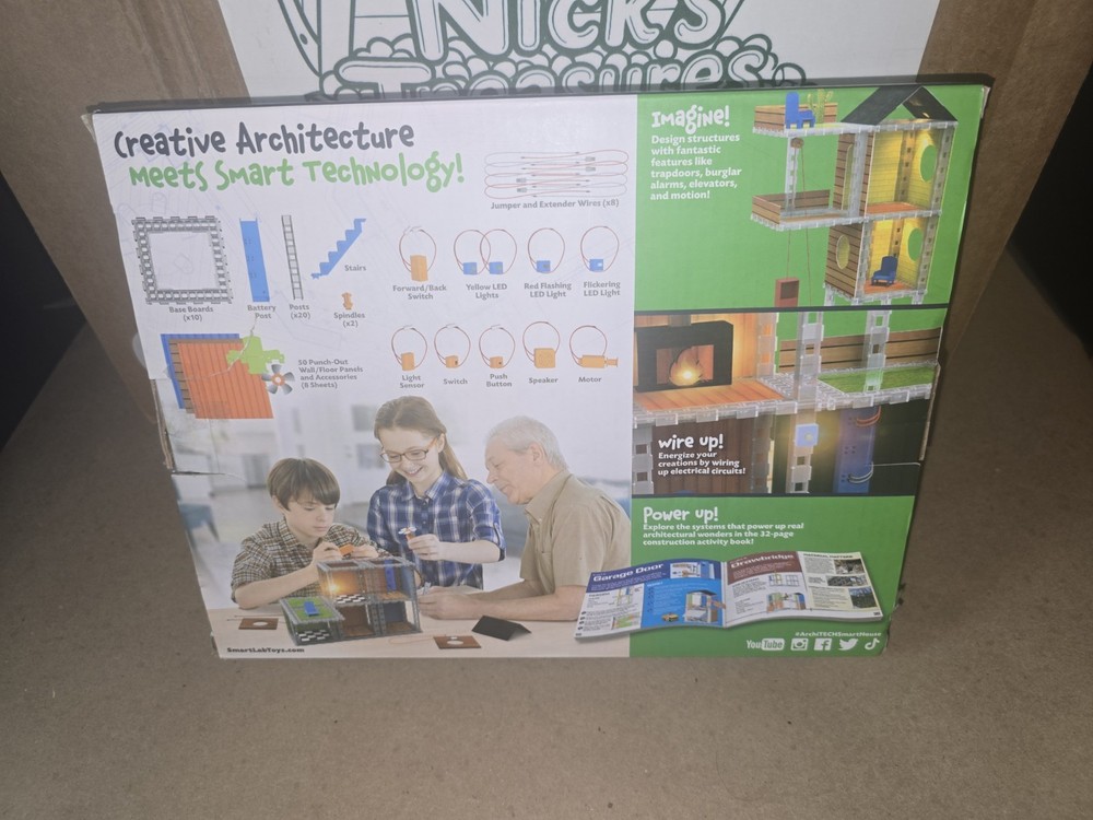 Smart Lab Archi Tech Electronic Smart House 20 Circuitry Projects New Open Box