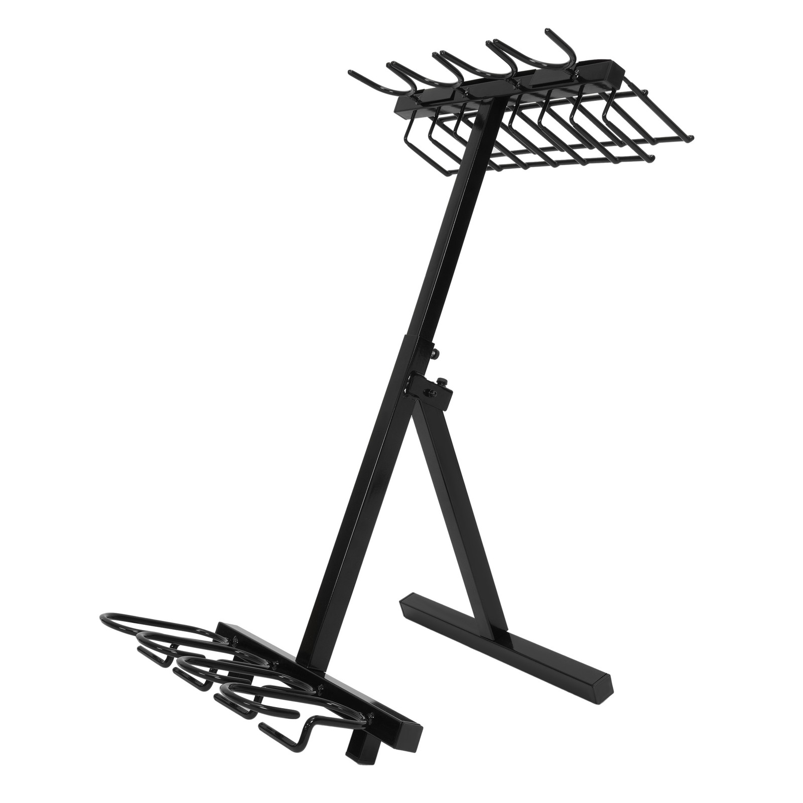 Folding Gun Rack Freestanding Rifle Pistol Storage Rack Stand For Shooting Range