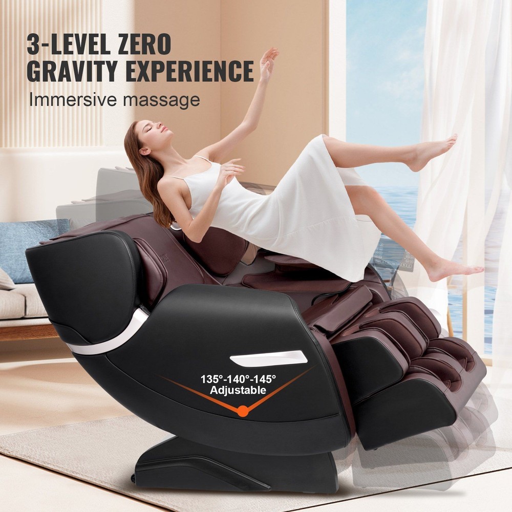 3D Shiatsu Zero Gravity Recliner with Heating & Airbags & Touch Screen