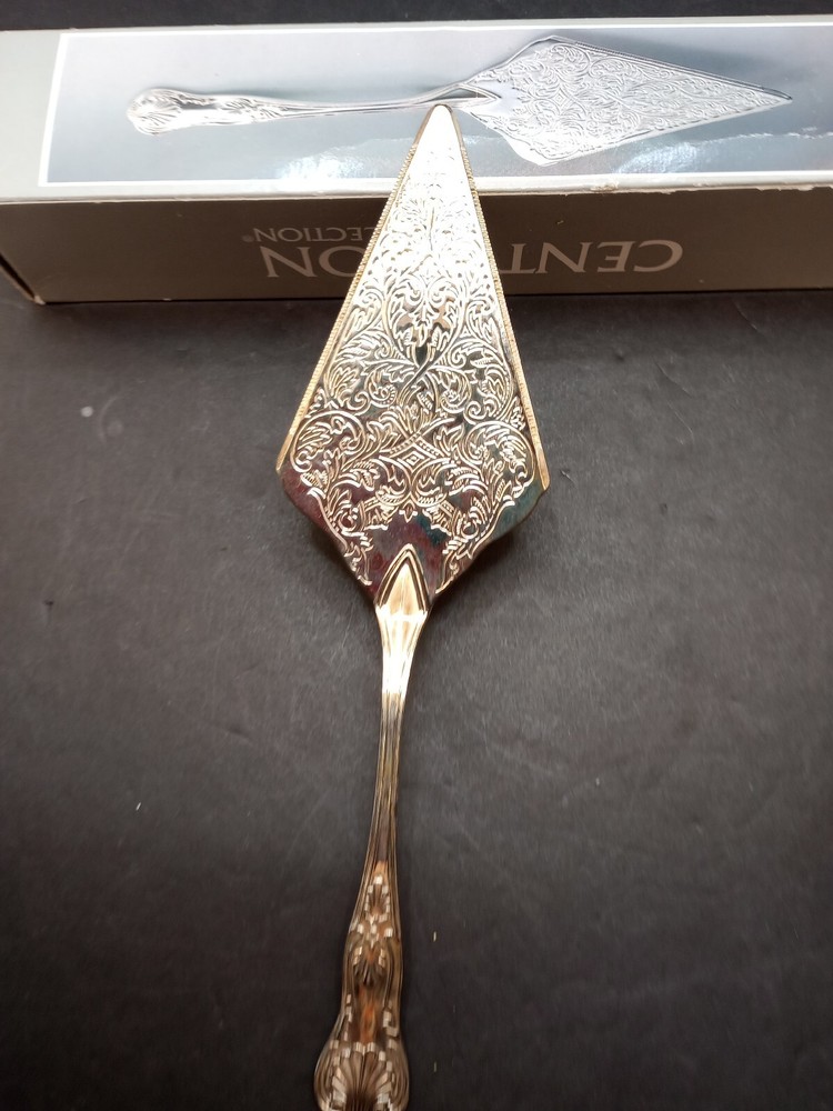 Vtg Silver plated Cake Server 11.5” by Centurion Collection NIB