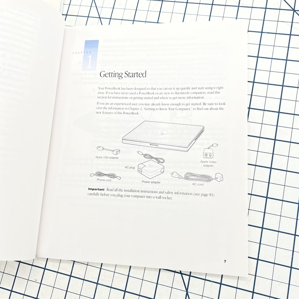 (2) Apple Computer Manuals PowerBook G4 Getting Started Power Mac G5 User Guide