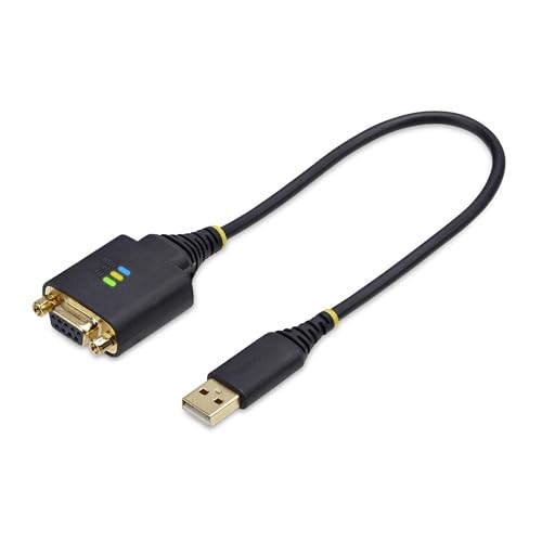 StarTech 1ft/30cm USB to Null Modem Serial Adapter Cable (1p1ffcnusbserial)