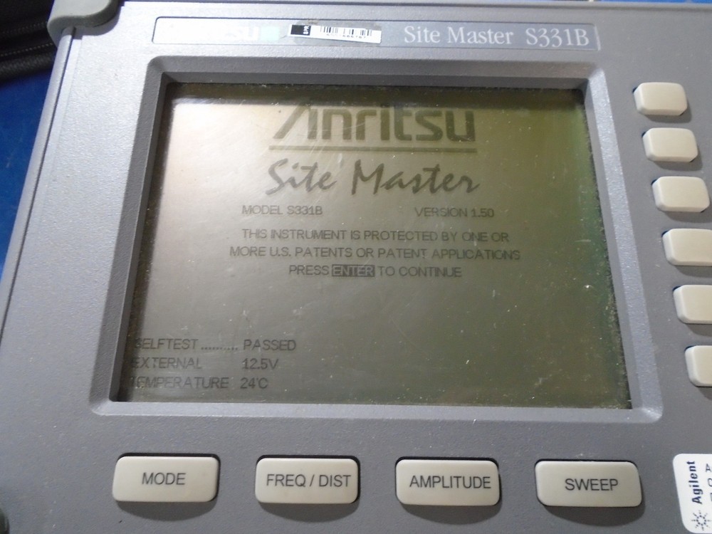 Anritsu Site Master S331B Cable Antenna Analyzer SiteMaster with case and cables