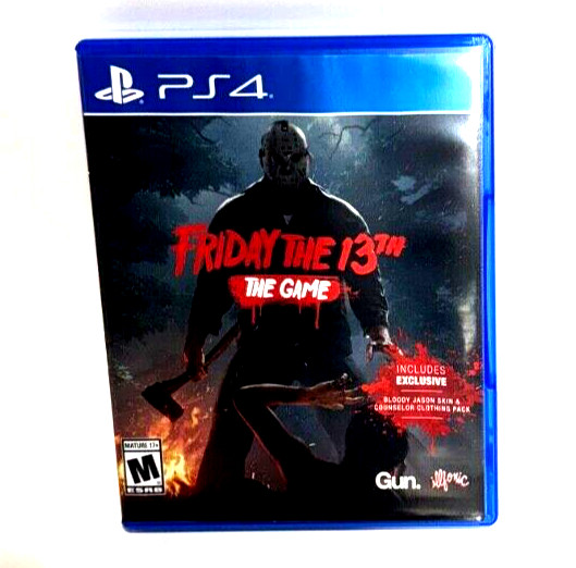 Friday the 13th: The Game (PlayStation 4, ps4 Authentic Replacement Case Only