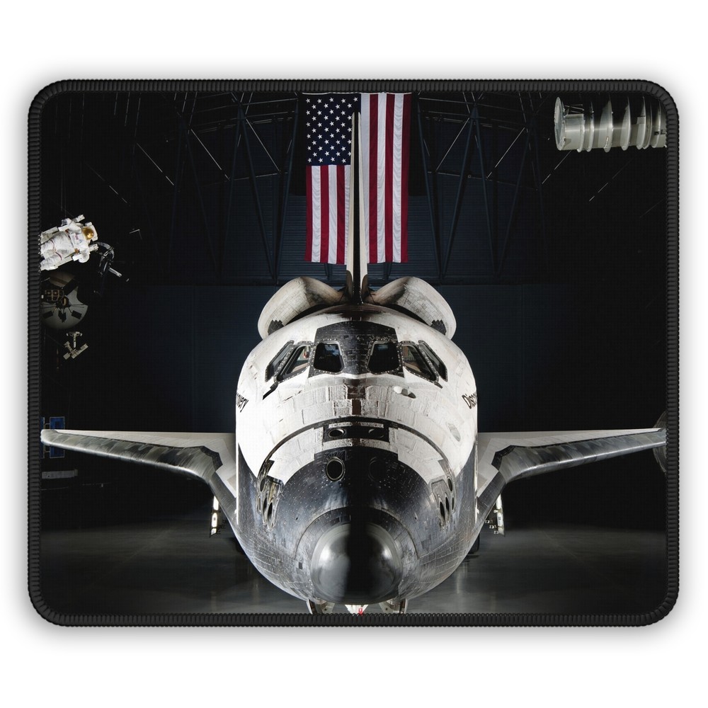 Space Shuttle Discovery NASA - Custom Design - Premium Quality Mouse Pad