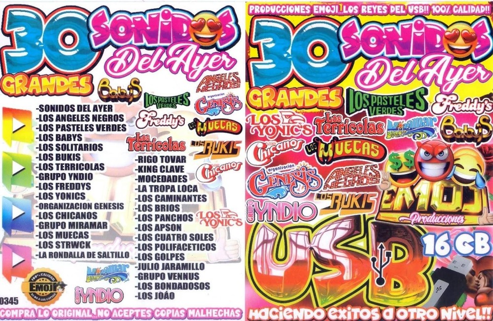 30 SONIDOS DEL AYER USB