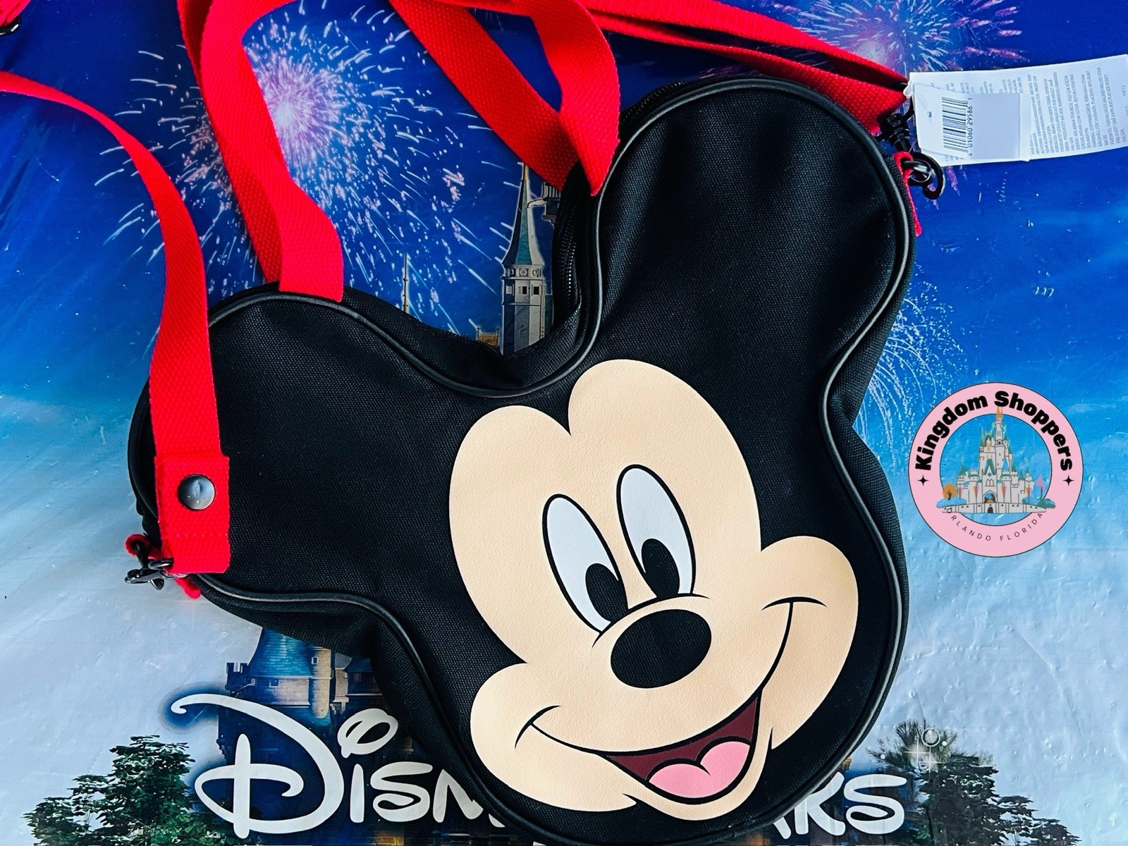 2026 Disney Parks Mickey Mouse Character Mini Tote Bag w/ Crossbody Strap NWT