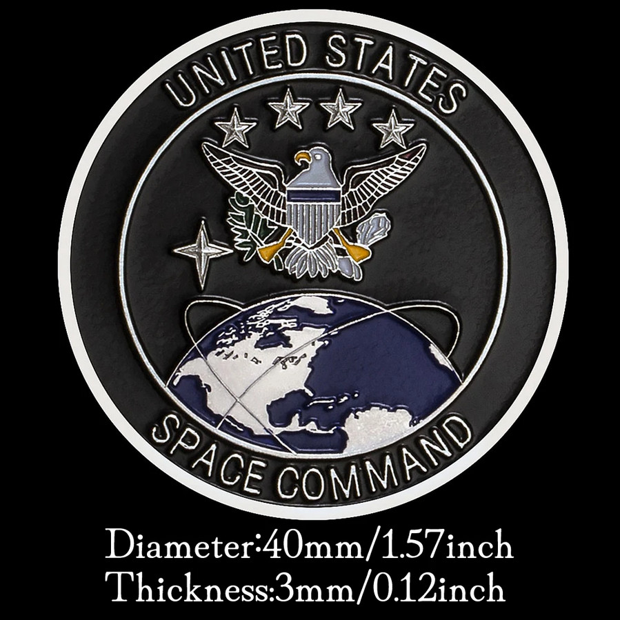 Space Force Space Command Challenge Coin Collectable Commemorative Military 1-pc