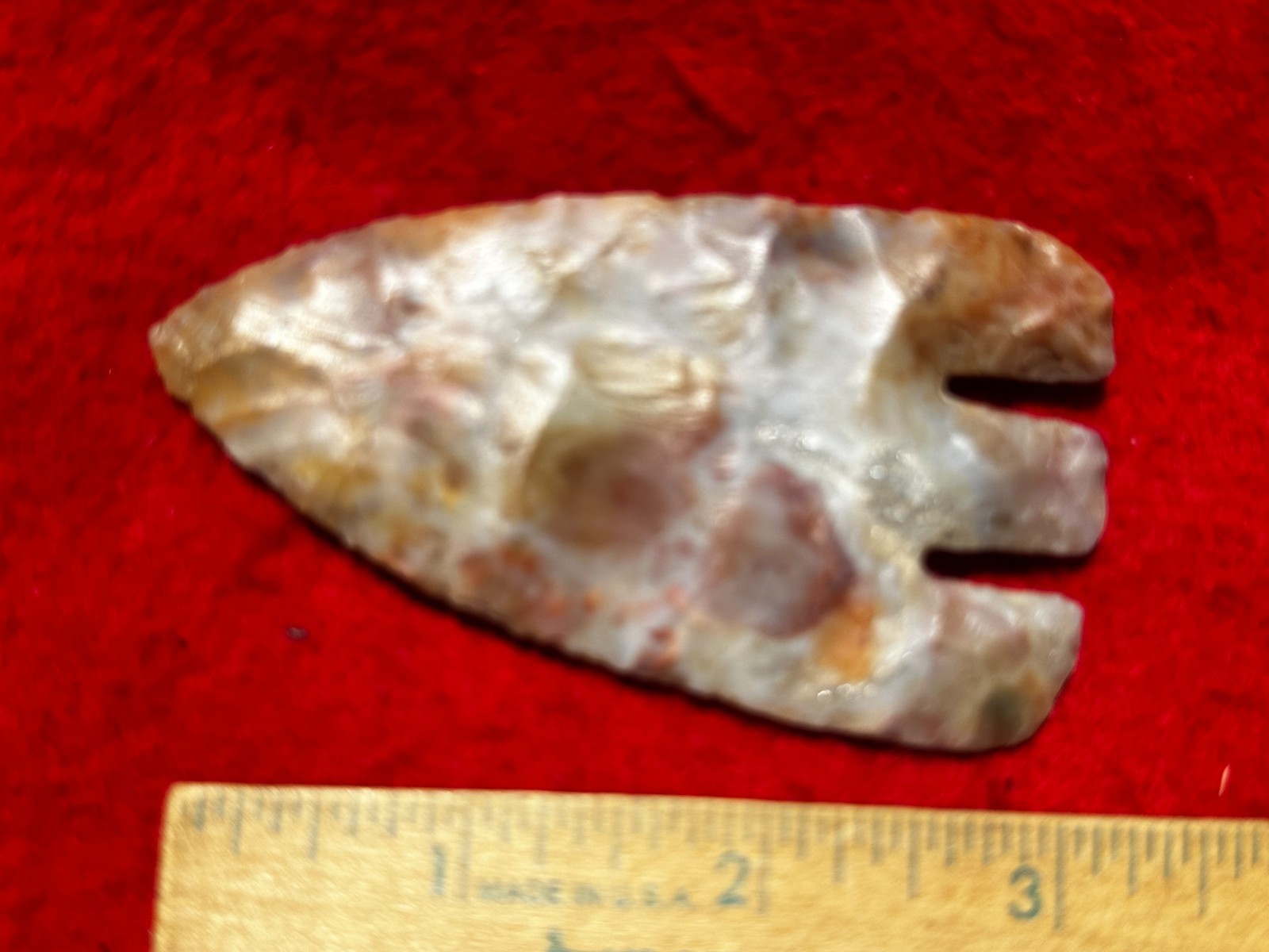 3 1/2" Flintridge Calf Creek Point, Indian Artifacts, Hopewell, Arrowheads