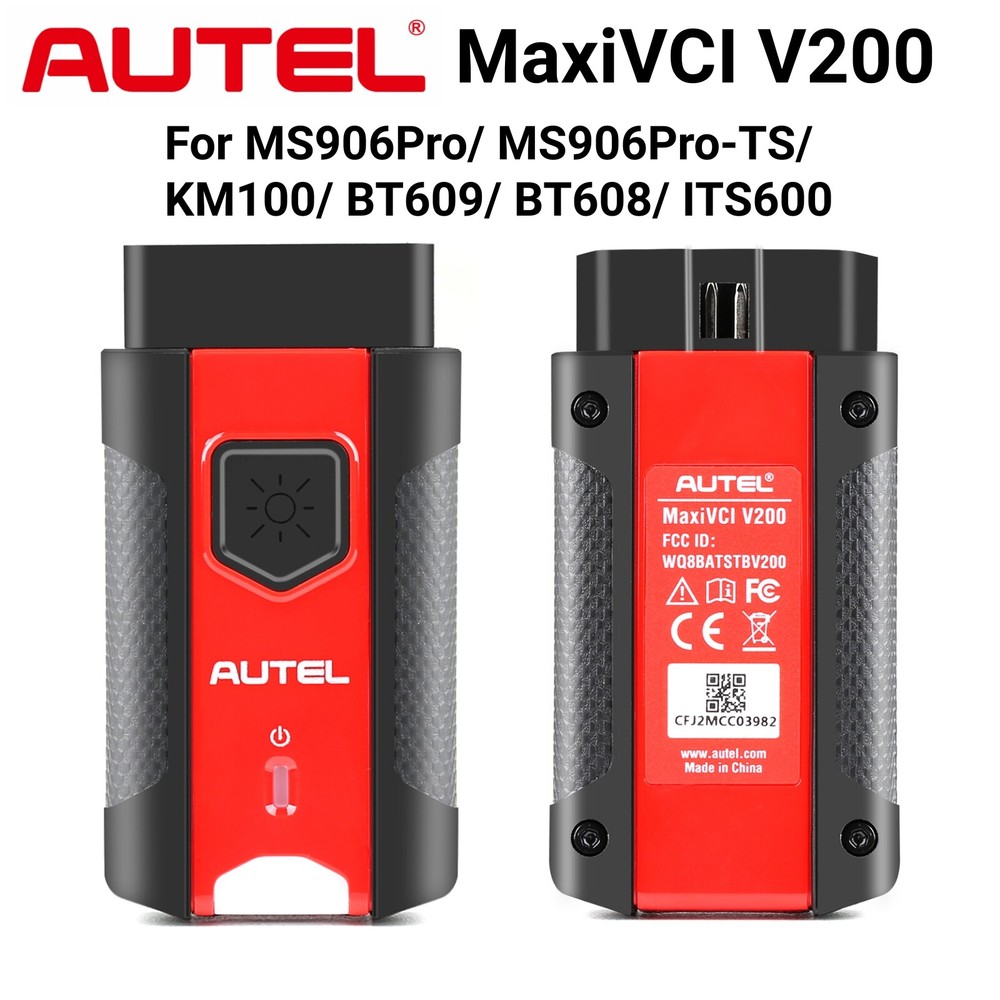 Autel MaxiVCI VCI 200 Bluetooth OBD2 Diagnostic Interface For MS906 PRO ITS600K8