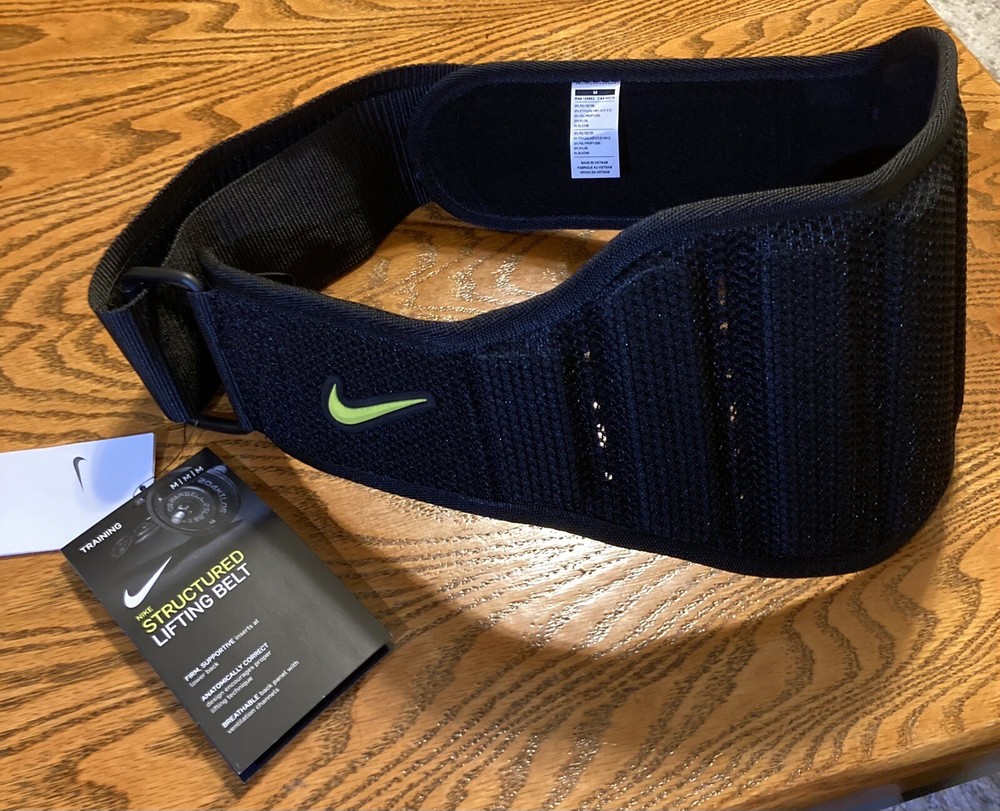 NEW Nike Structured Lifting Belt | Size: M Black - NWT!