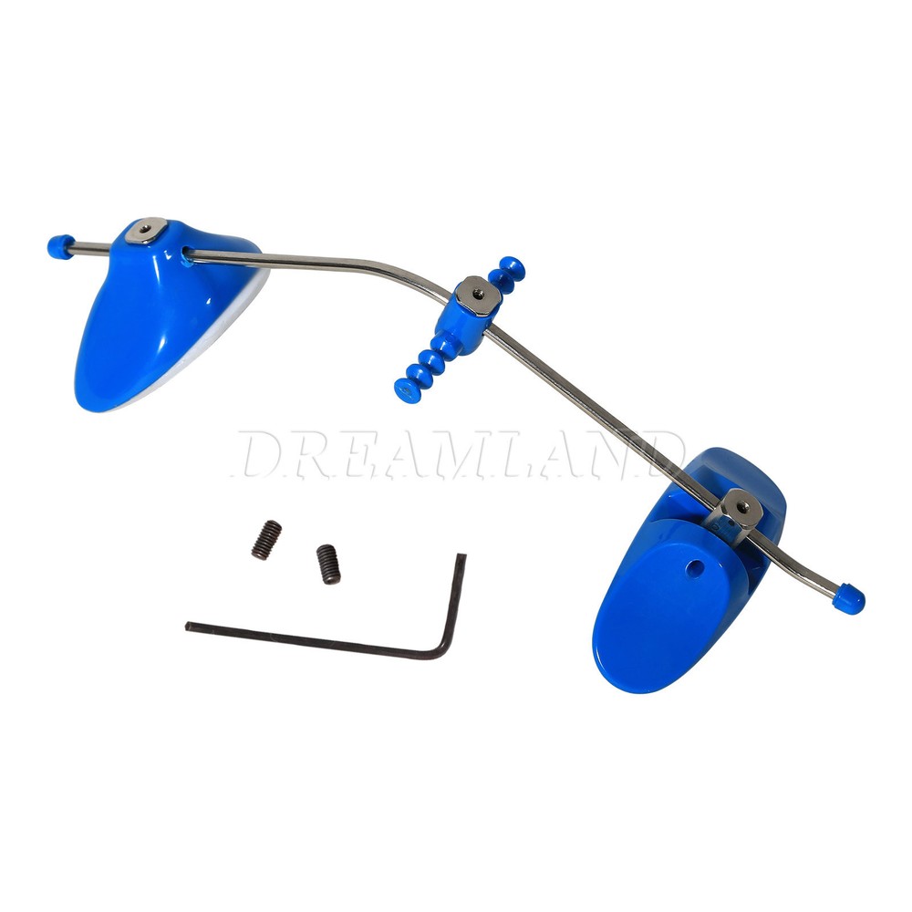 Dental Adjustable Orthodontic Face Reverse Pull Headgear Single Lever Red/Blue