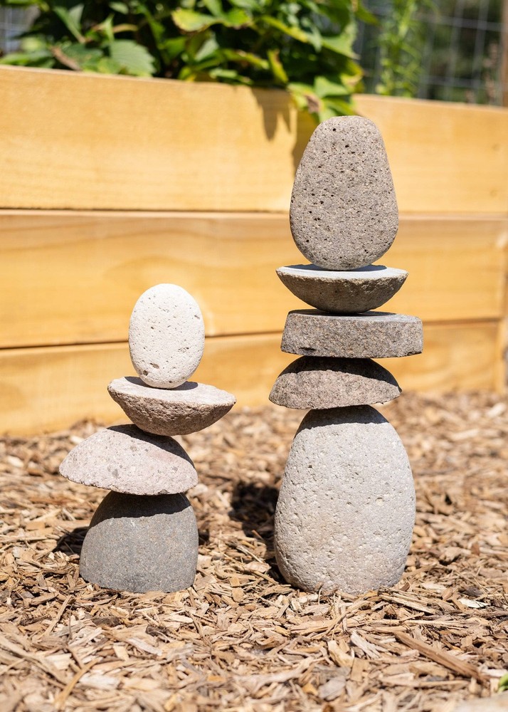 5 Stone - 15” Stylized Stone Cairn