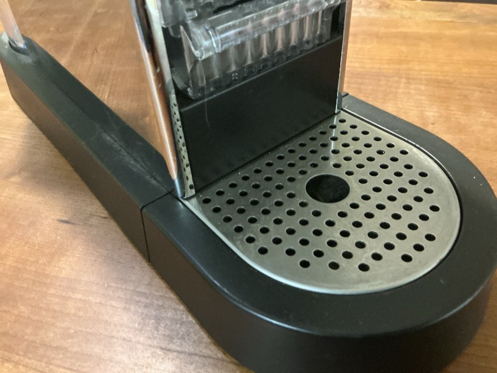 Nespresso CitiZ C111 Capsule Machine Chrome Nice Shape, No Upper Tray, Fast Ship