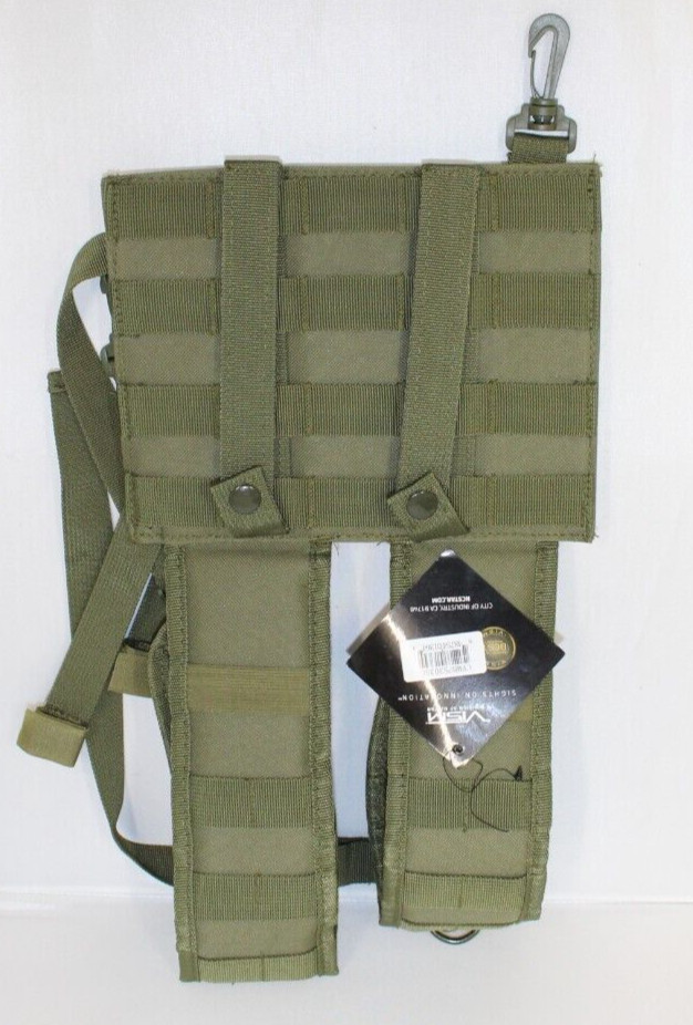 VISM MOLLE Backpack Straps Olive Green