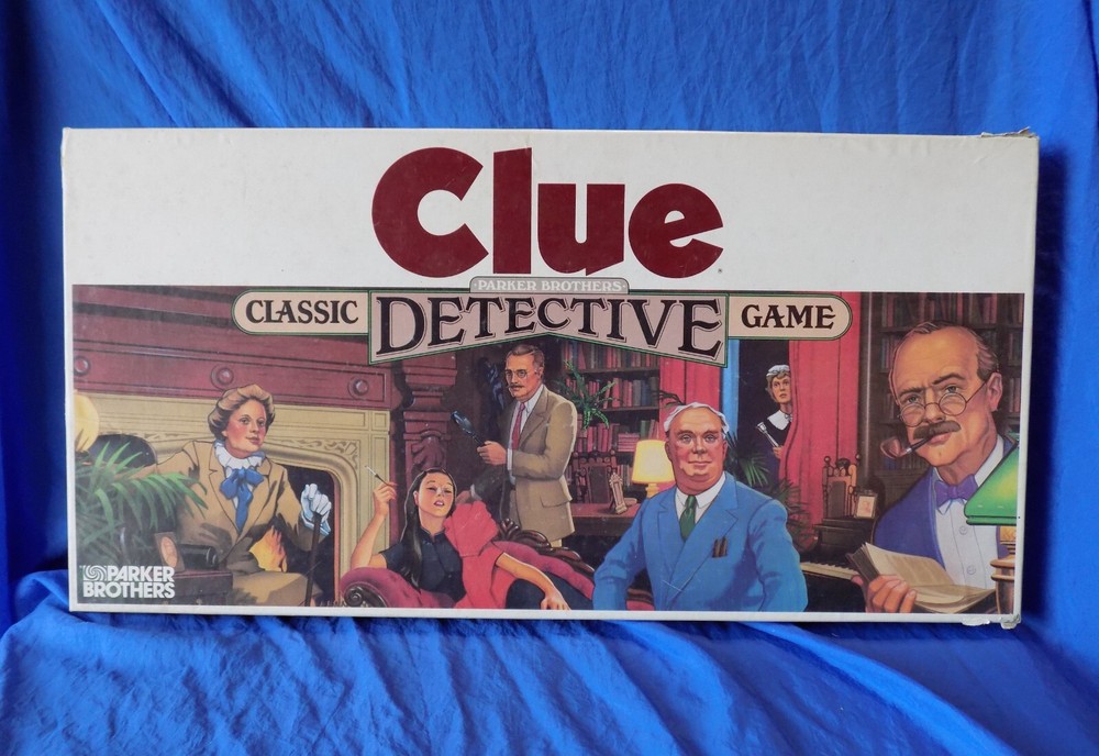 CLUE Detective Game 1986 Version Near Complete w/ Scorepads