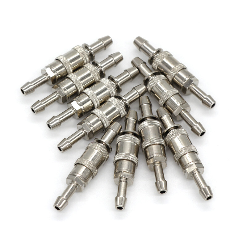 100pc Metal BP15 Female Bayonet Air Hose Luer Lock Nibp Cuff Hose Connector