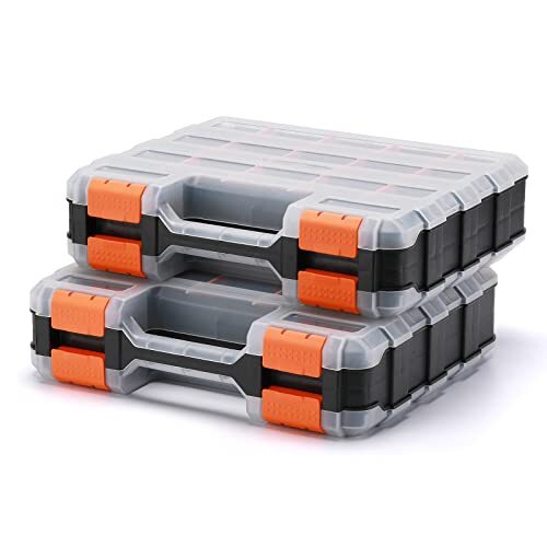 2 PCS Set Double Side Tools Organizer Customizable Removable Plastic Dividers, H