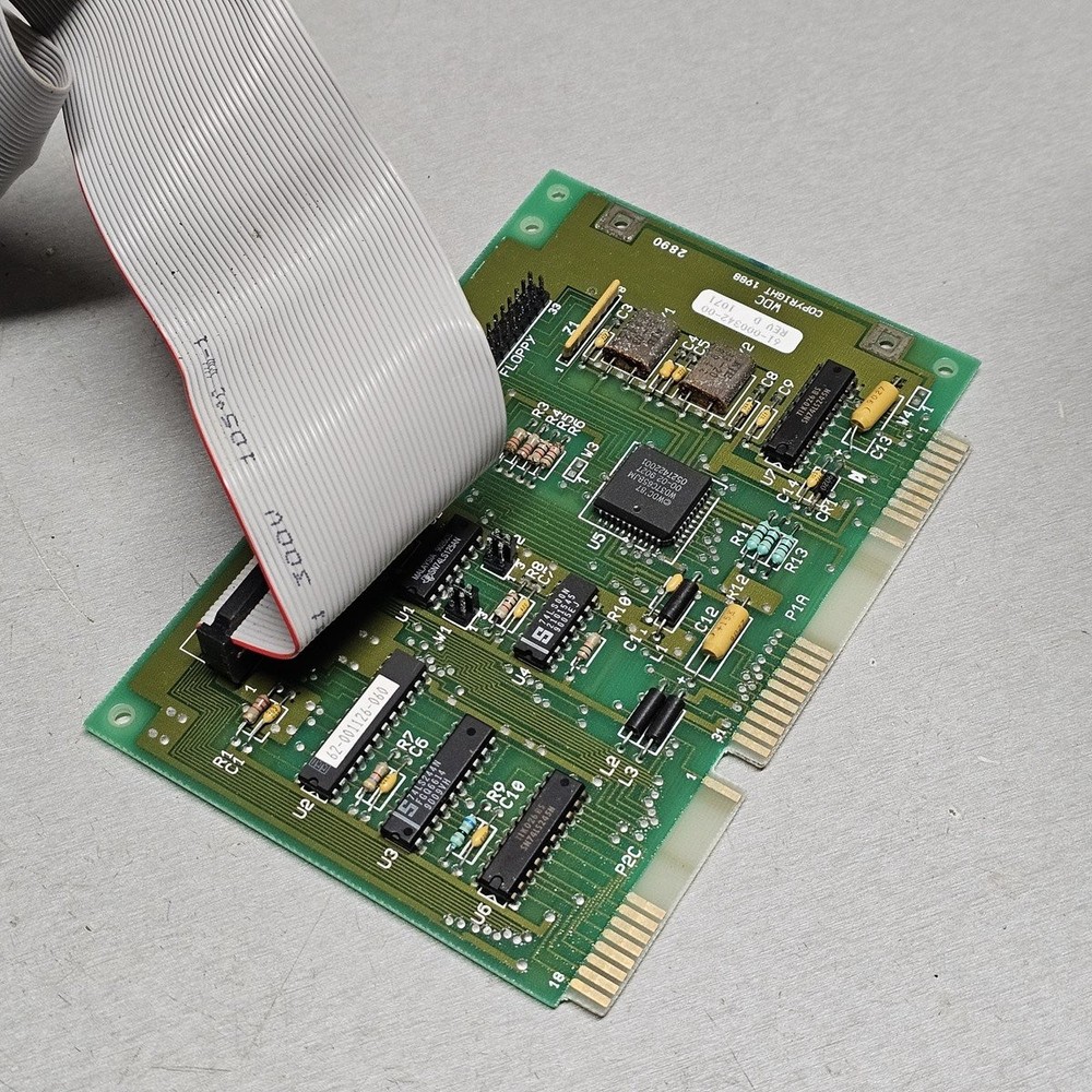 Seagate ST-157A 44MB IDE Hard Drive with ISA Controller Card & Cable (Untested)